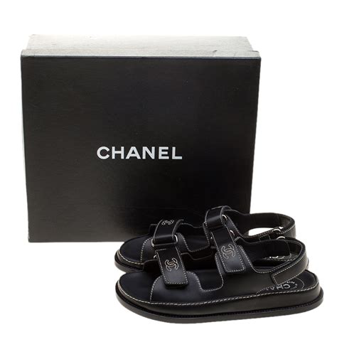 chanel sandals shop online|Chanel velcro sandals 2020 price.